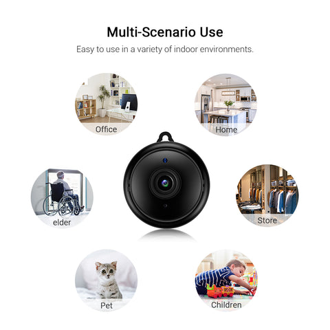 Mini Monitoring WIFI camera with Optional stand & Memory card